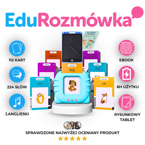 Mówiące Karty Edukacyjne Edu Rozmówka Angielski